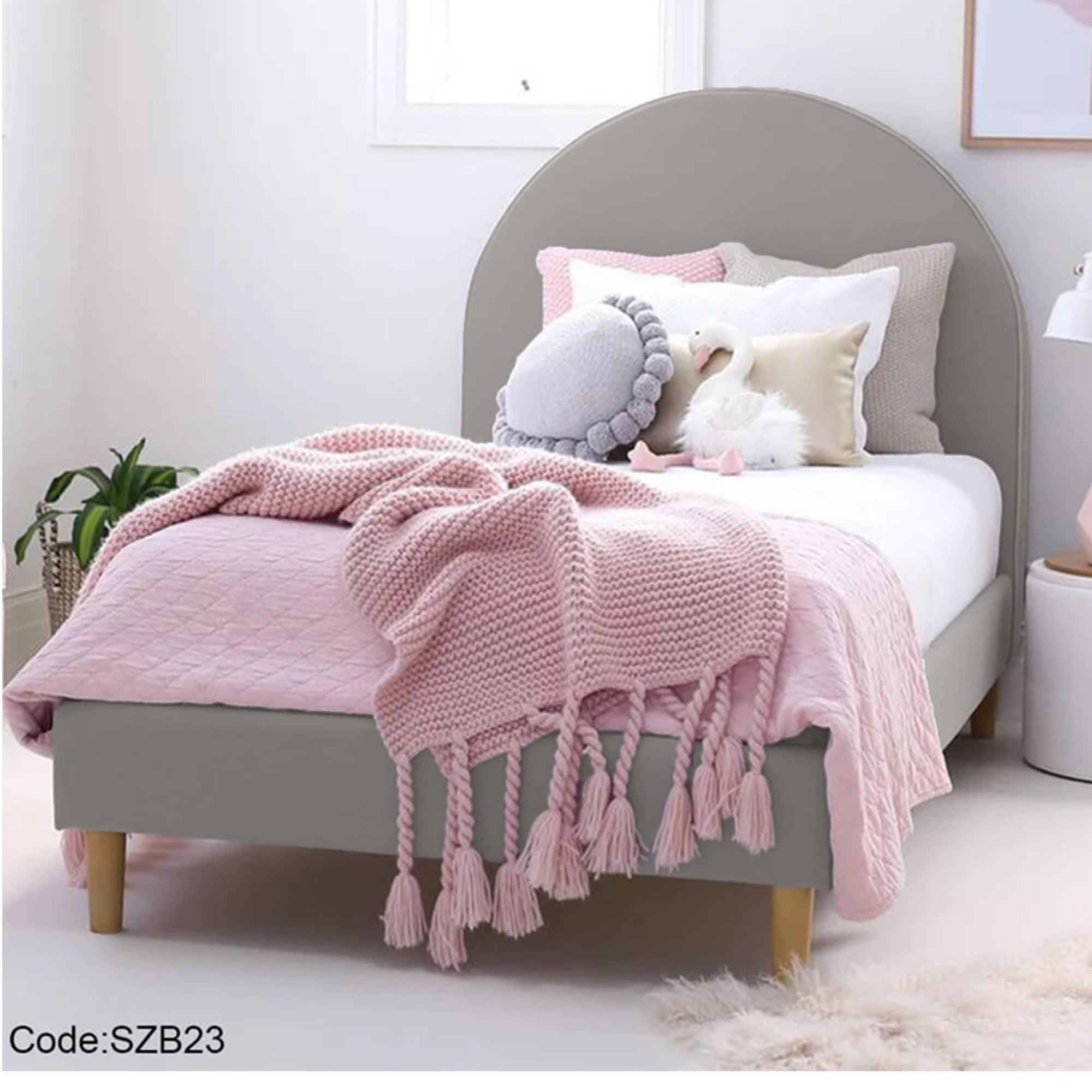 سرير اطفال خشب مقاس100-szb23