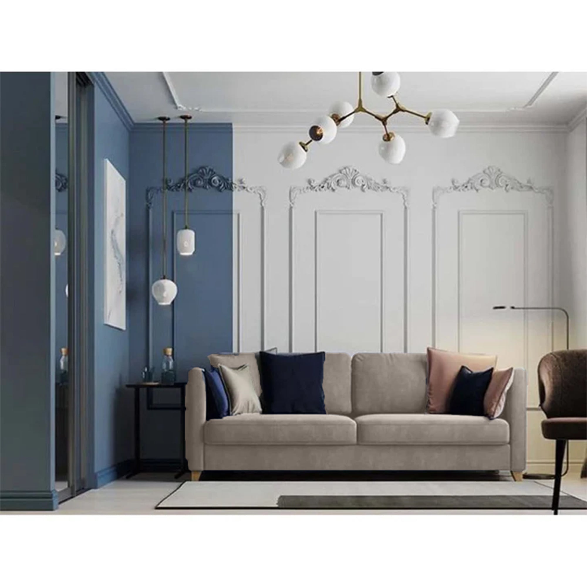 كنبة مقعدين قطيفة – SZ454