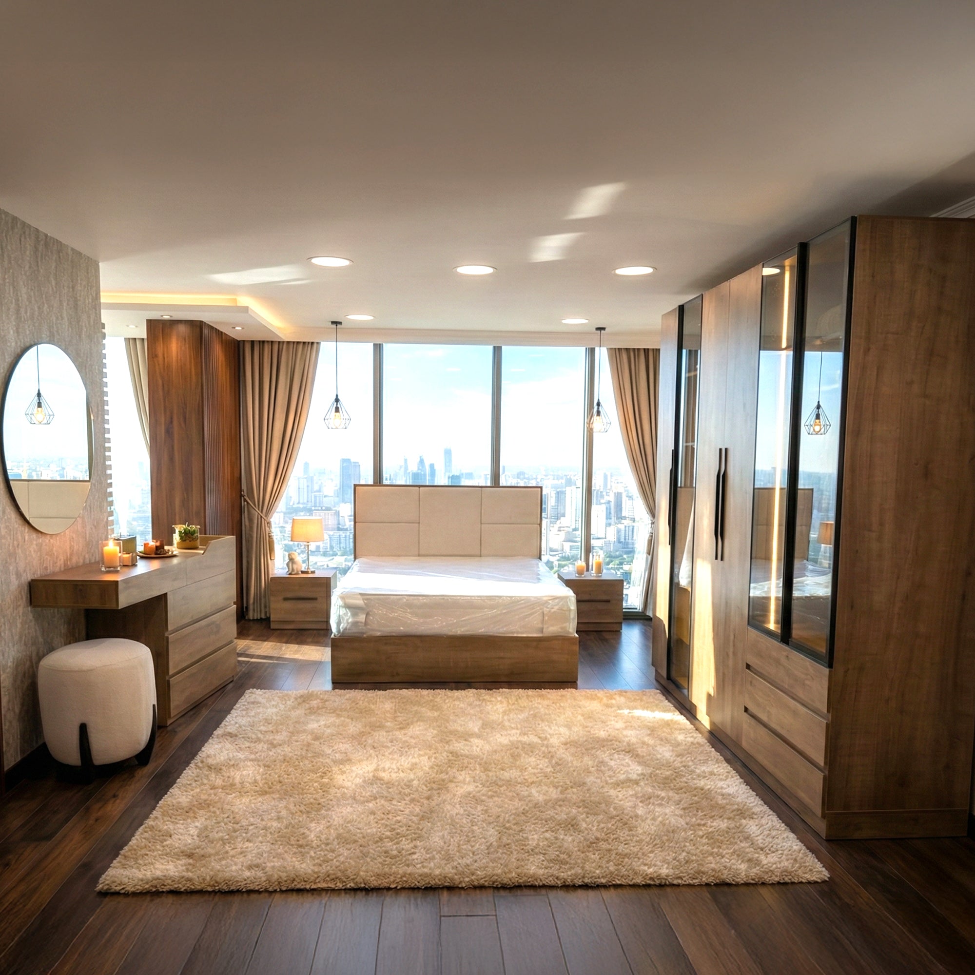 غرفة نوم بنى - szr37