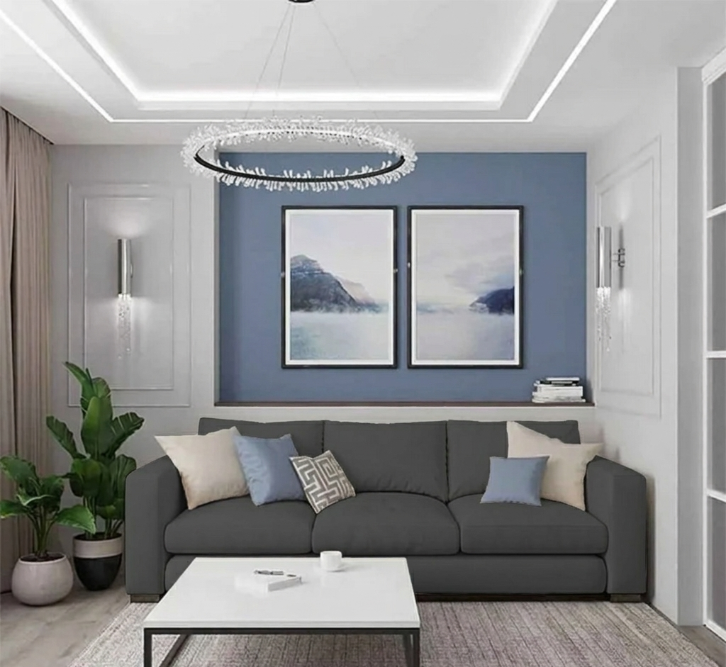 3-Seater Off-White Sofa - SZ452