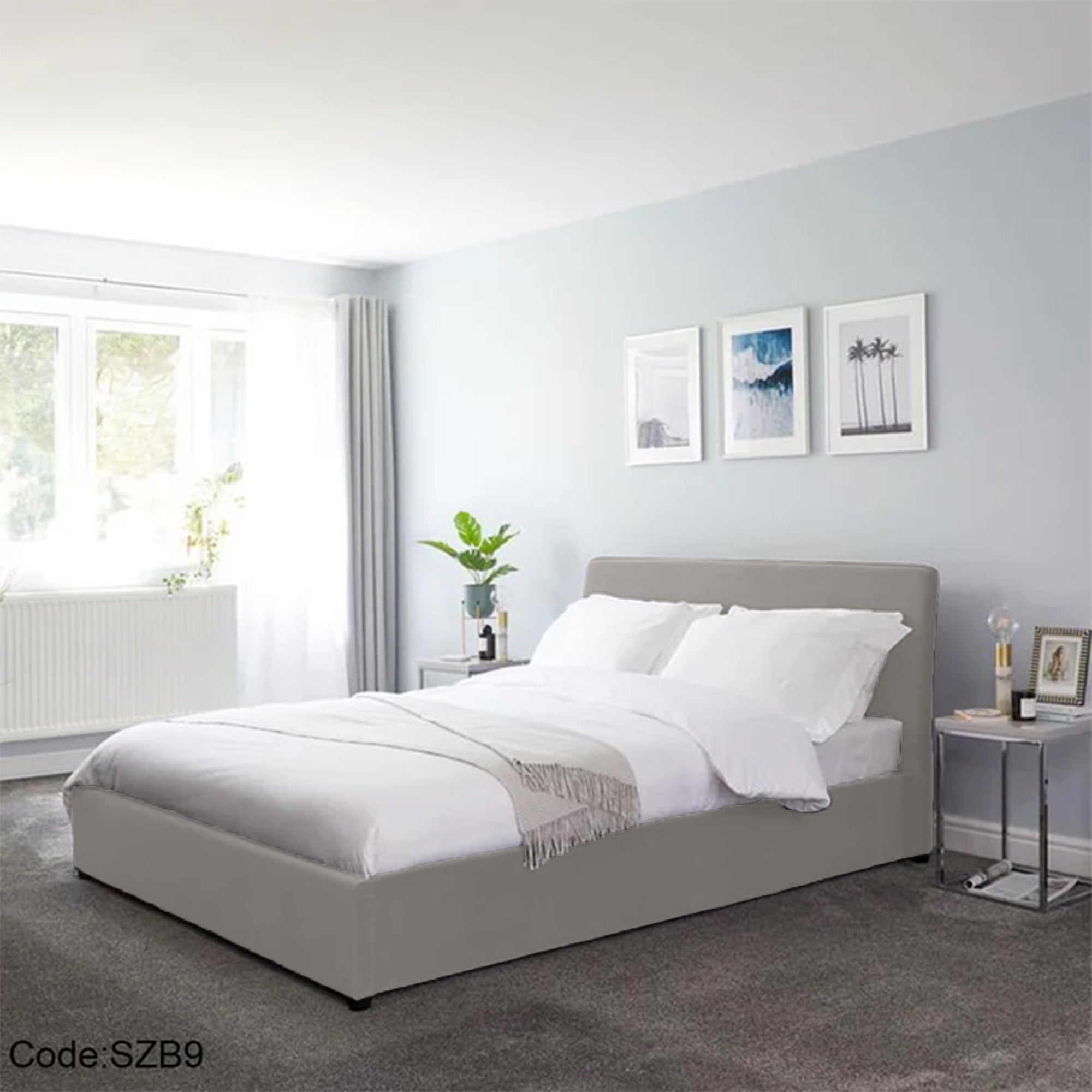 szb9 - 120 cm Gray Bed