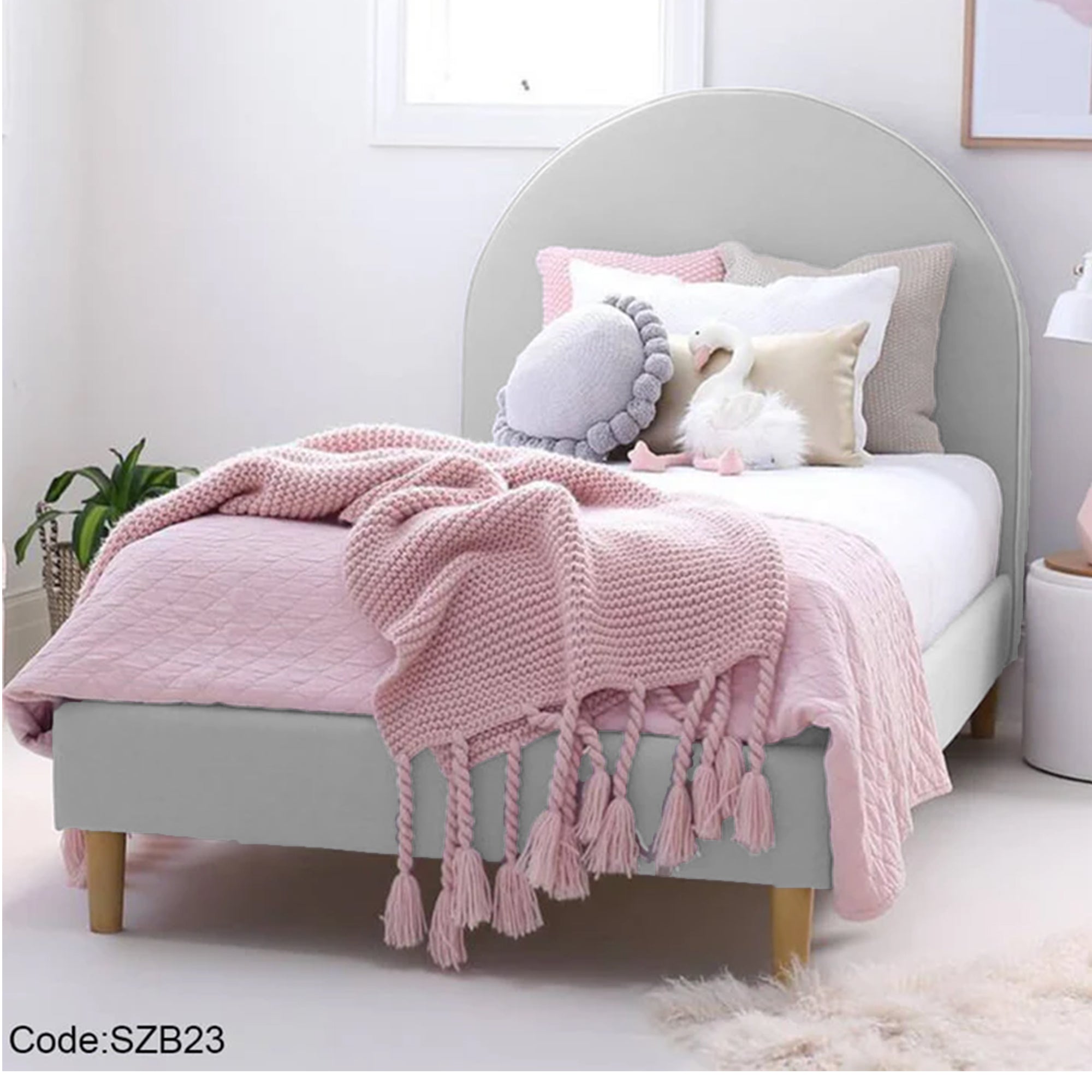 سرير اطفال خشب مقاس100-szb23