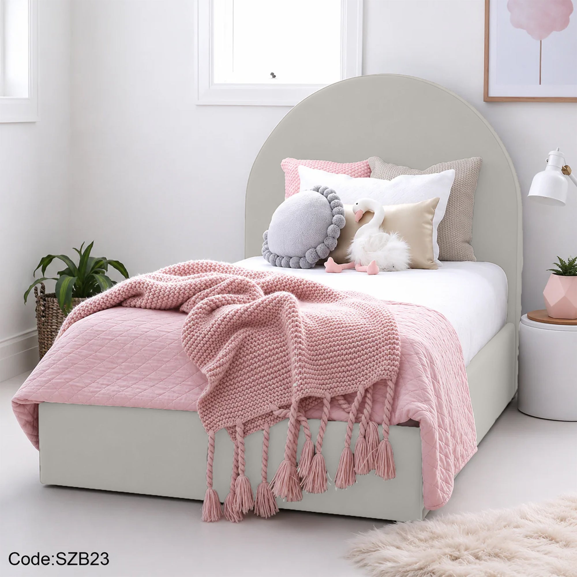 Children's Wooden Bed Size 100 - szb23