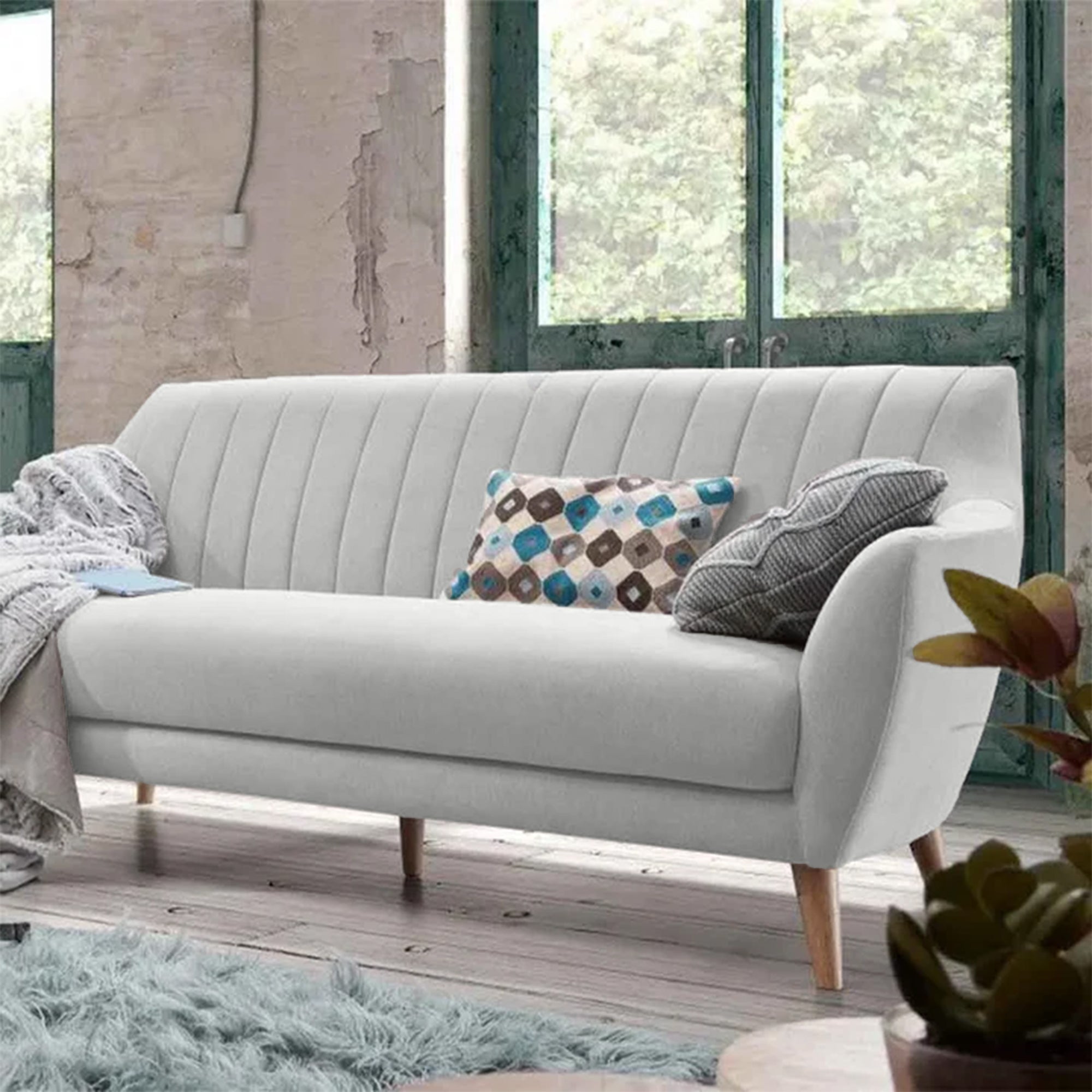 Velvet Pleated Sofa – sz413