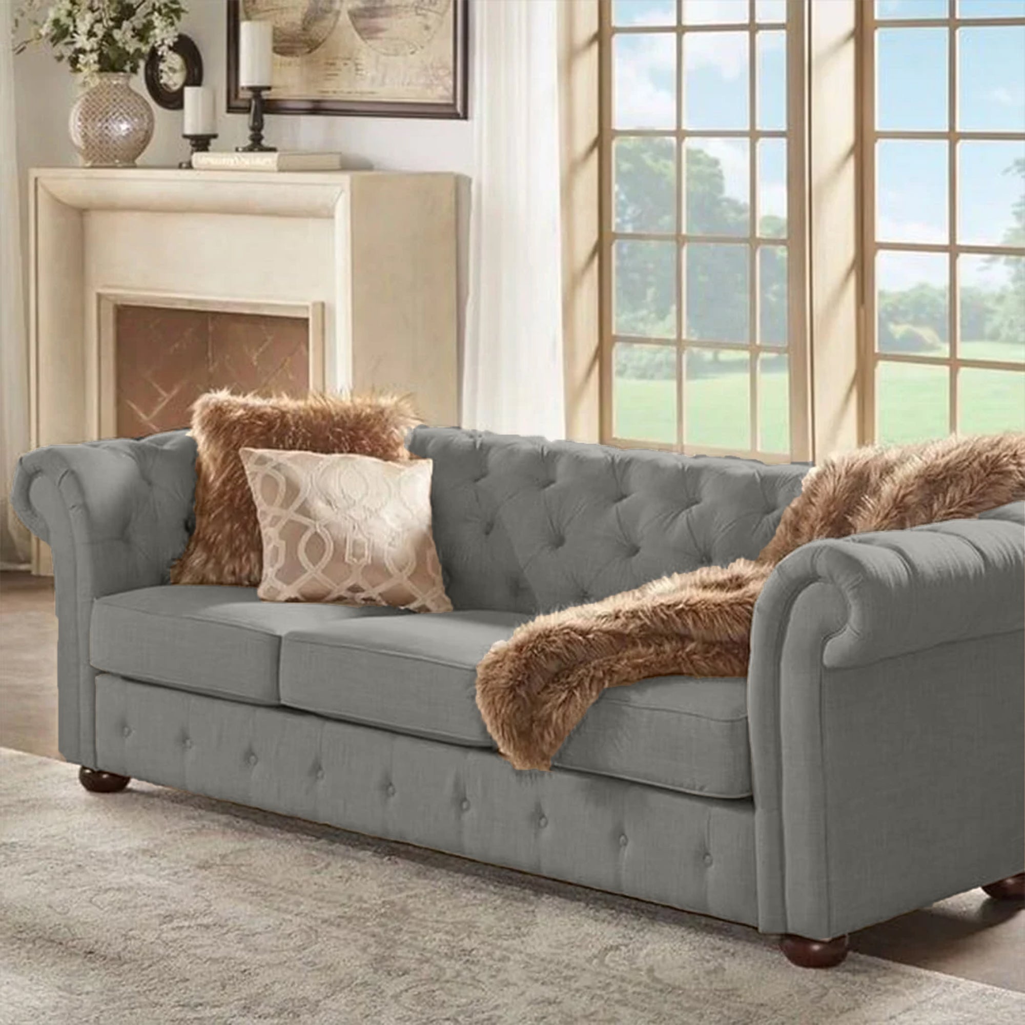 كنبة كابتونيه ثلاثية – sz31