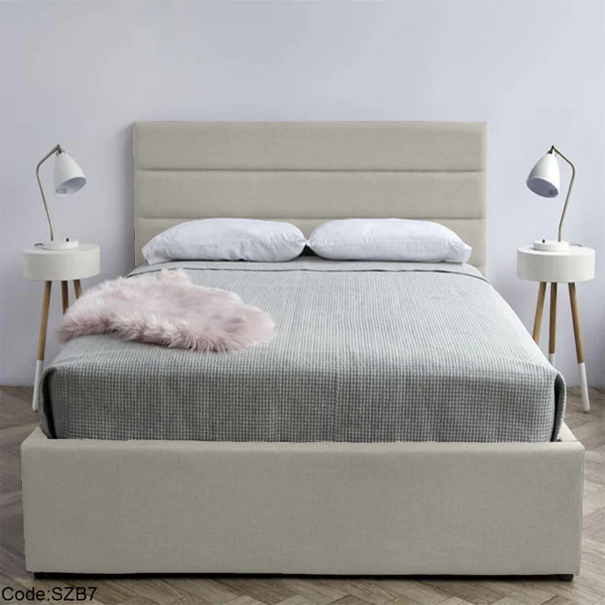 szb7 - 120 cm Modern Velvet Bed