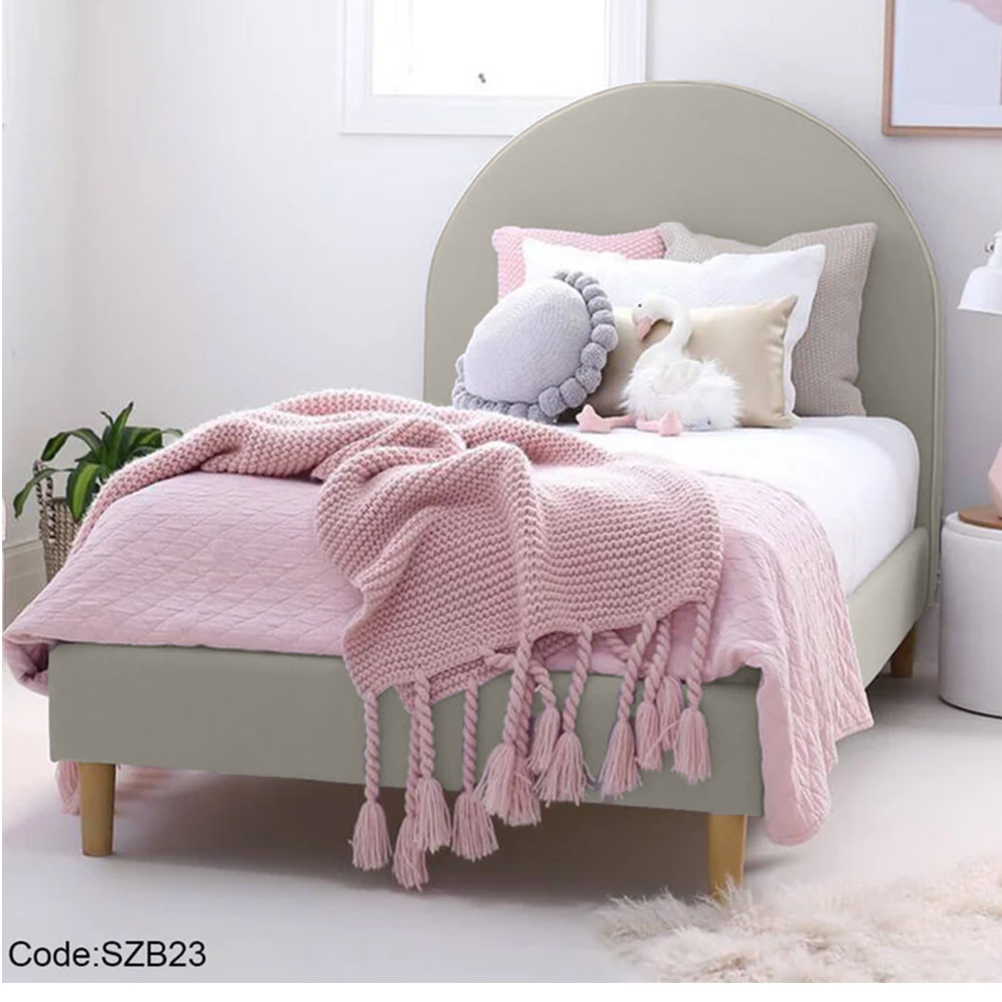 سرير اطفال خشب مقاس100-szb23