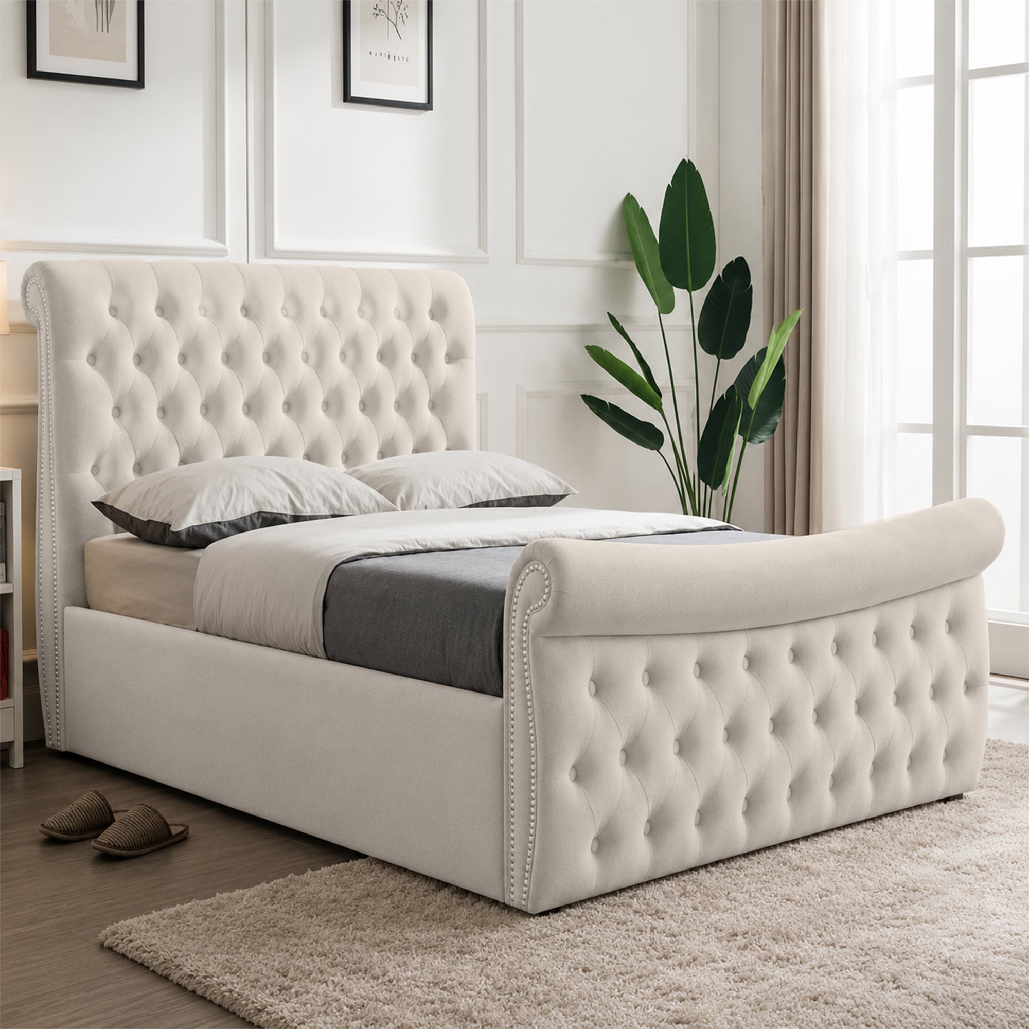 szb8 - 150 cm Upholstered Bed