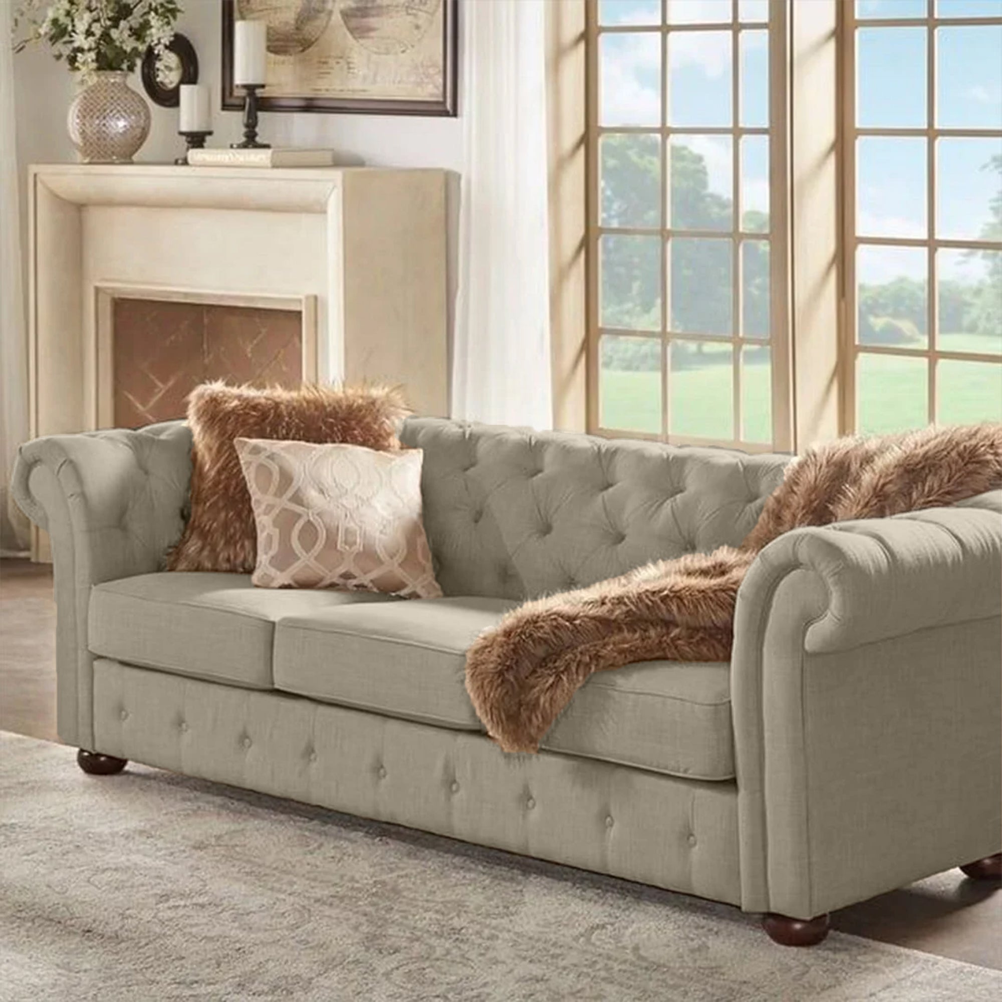 كنبة كابتونيه ثلاثية – sz31