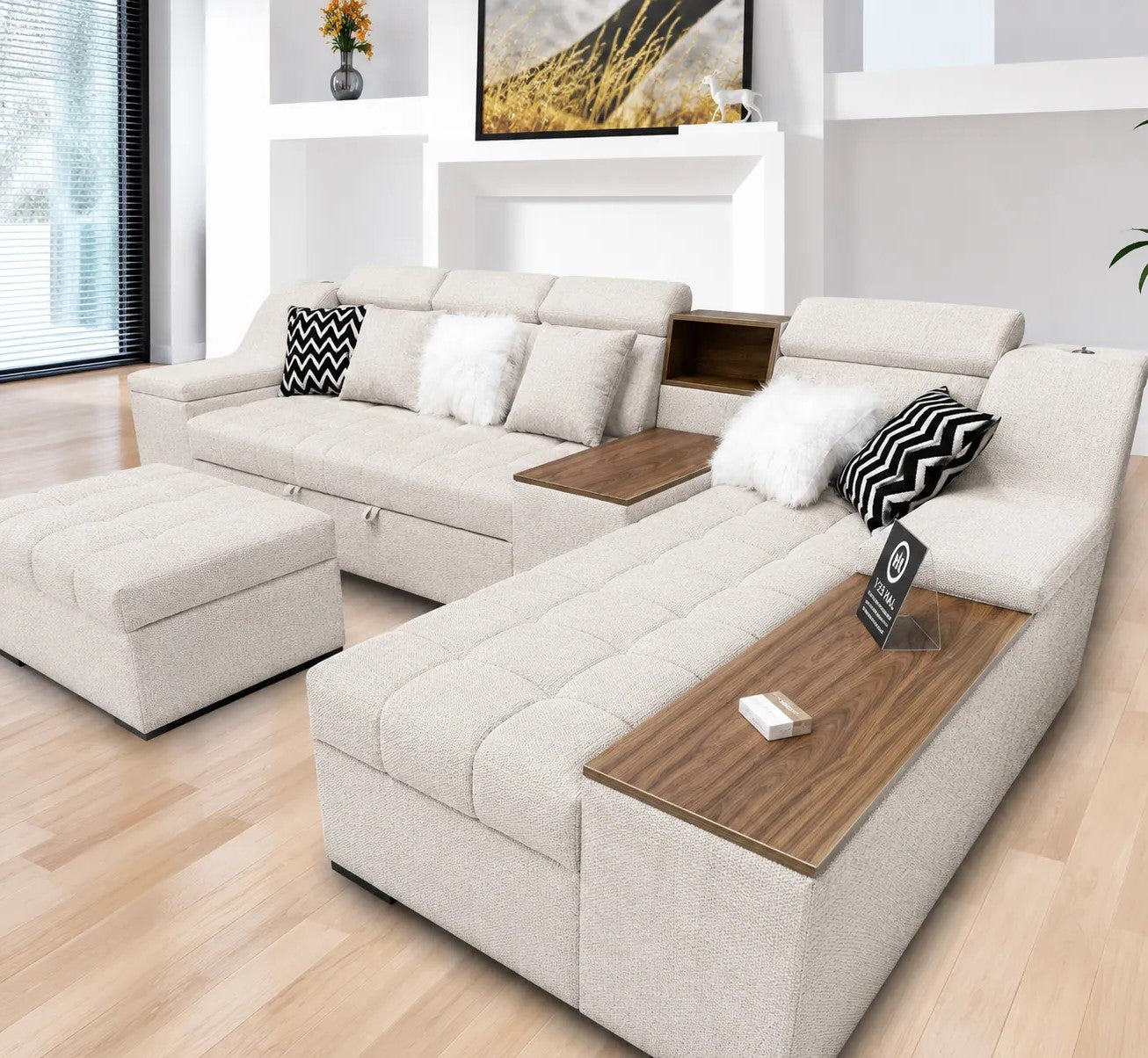Bed and Storage Corner with Sofa-sz1052