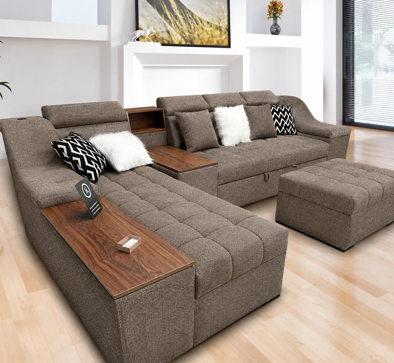 Bed and Storage Corner with Sofa-sz1052