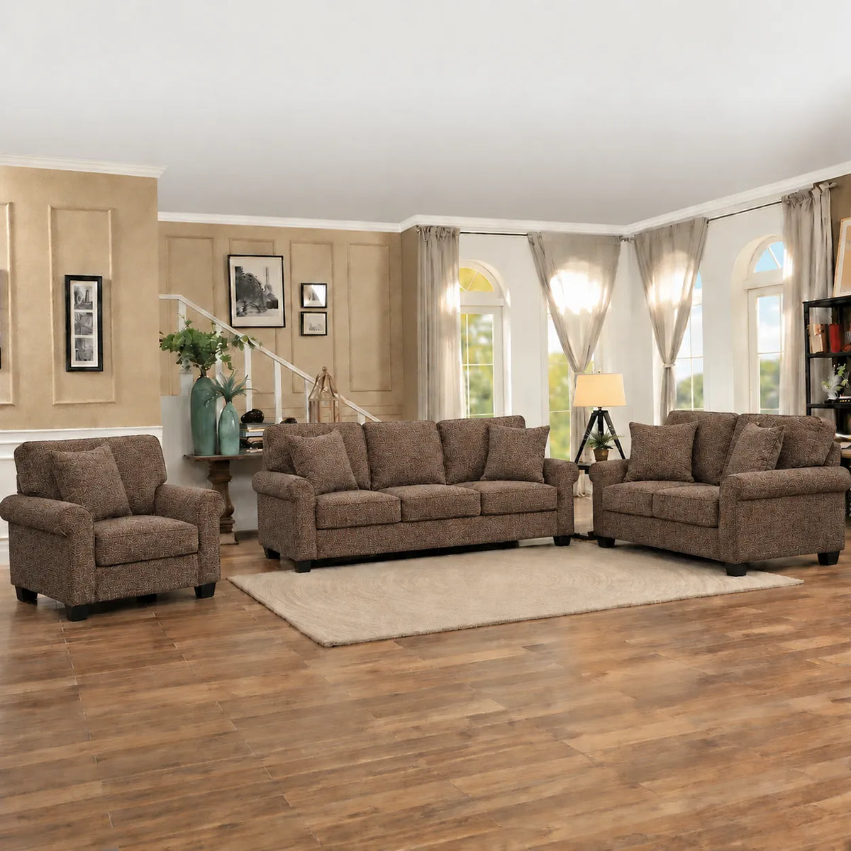 Gray Living Room, 3 Pieces – sz206