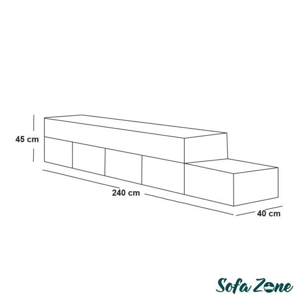 ترابيزة تلفزيون خشب mdf